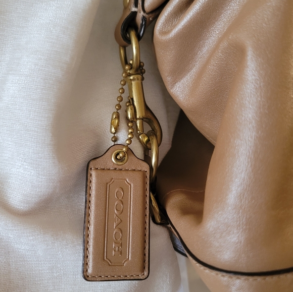 Coach Ashley Leather Ashley Satchel in Champagne - Picture 8 of 14